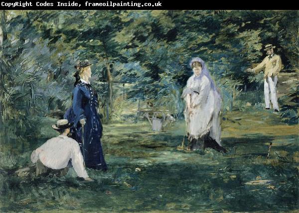 Edouard Manet A Game of Croquet